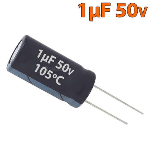 CAPACITORES ELECTROLITICOS 1 a 220uF 50V