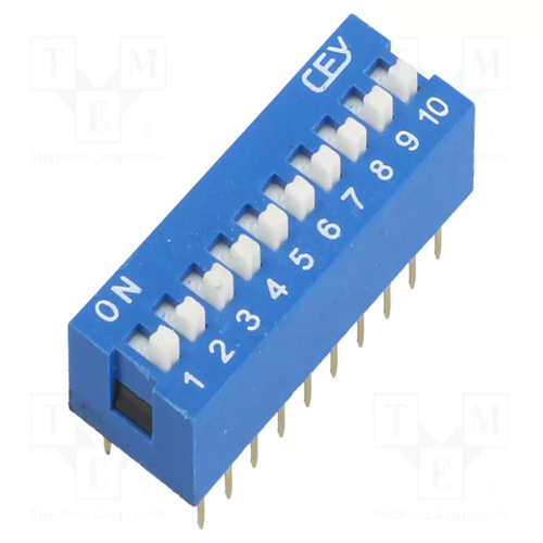 DIP SWITCH 10 POSICIONES