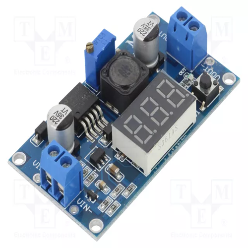 MODULO LM2596 REGULADOR DE VOLTAJE AJUSTABLE CON DISPLAY LM2596S