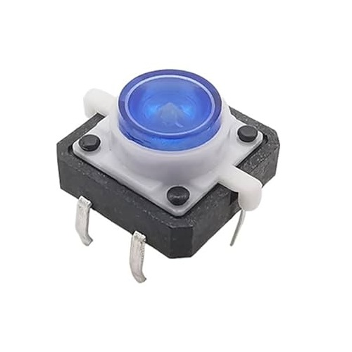 BOTÓN TÁCTIL CON LED AZUL