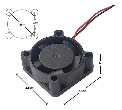 VENTILADOR 5V DC 25X25X10